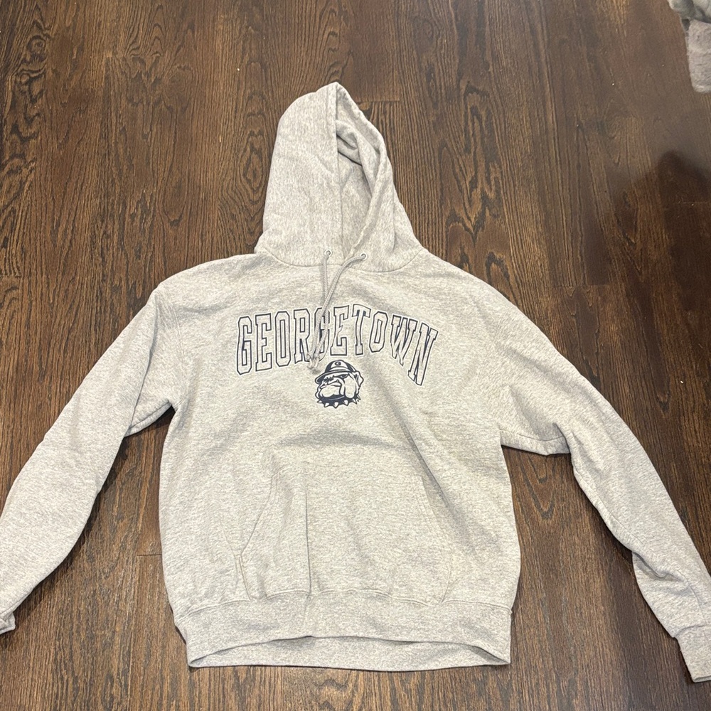 Champion Women’s Georgetown Gray Hoodie Size Large